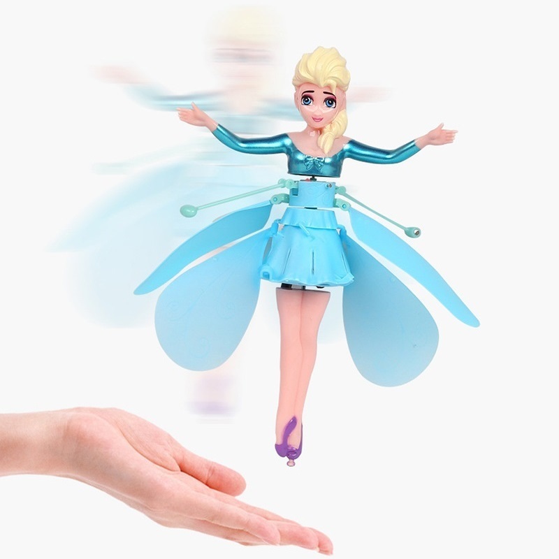 Amazon Cartoon LED light Fairy Flying Balls Toys Hada Voladora Magic Sensing Drone RC Helicopter Radio Remote Control Kids Gift