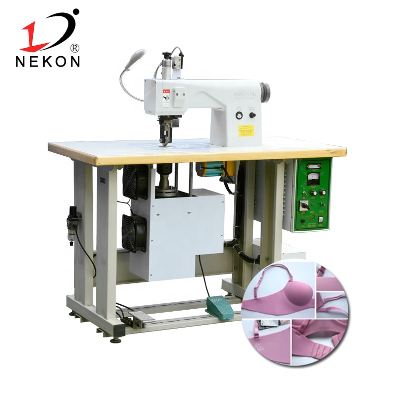 Double Motor Ultrasound Table Cloth Now woven Fabric Bag Sewing Cutting Ultrasonic Lace Machine