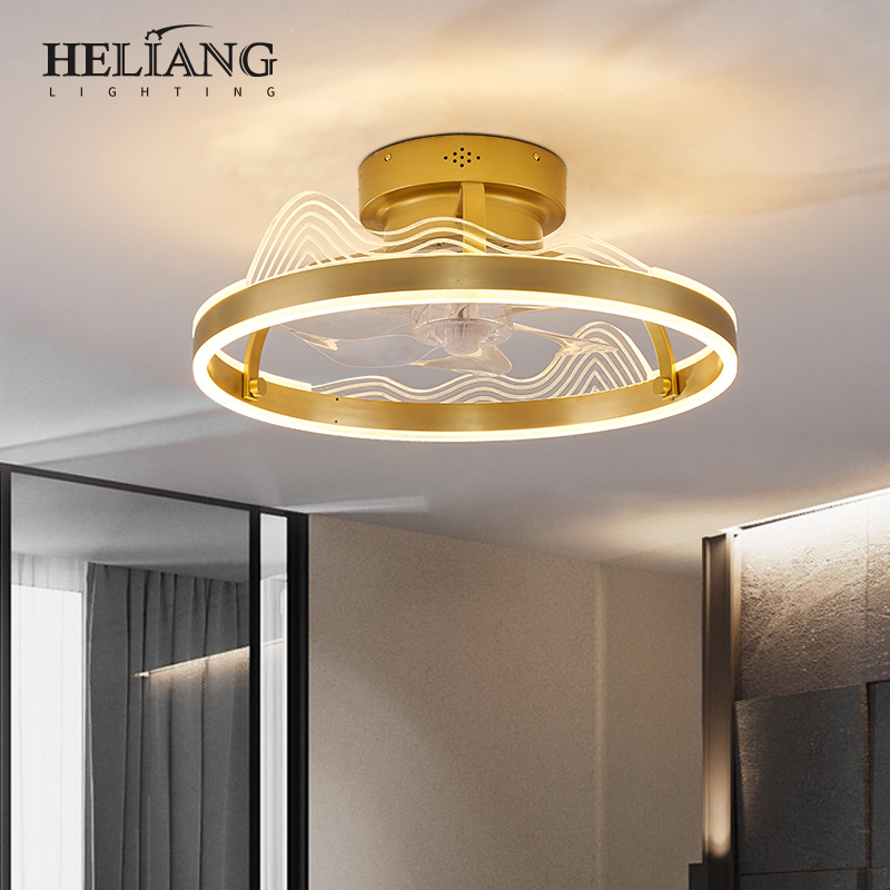 Children's room ceiling fan lamp ceiling fan lamp Nordic simple bedroom study boy electric fan chandelier