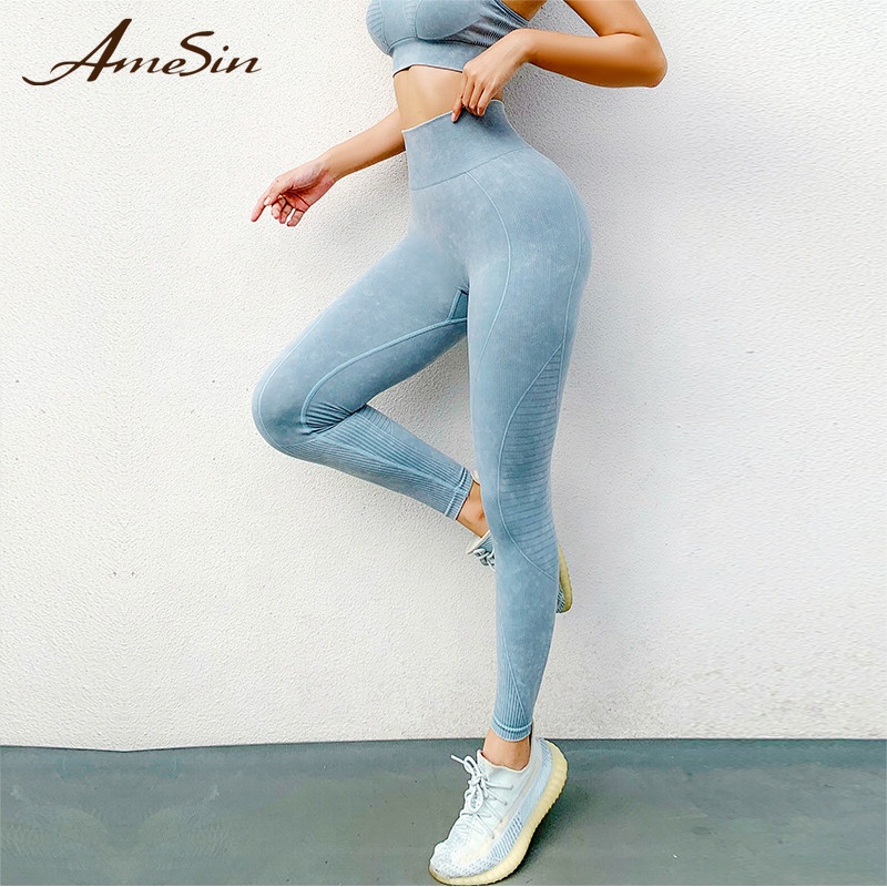 AmeSin 2021 хит продаж, новая технология, переработанные ткани, летний цвет, устойчивые, экологически чистые, активные, переработанные штаны для йоги
