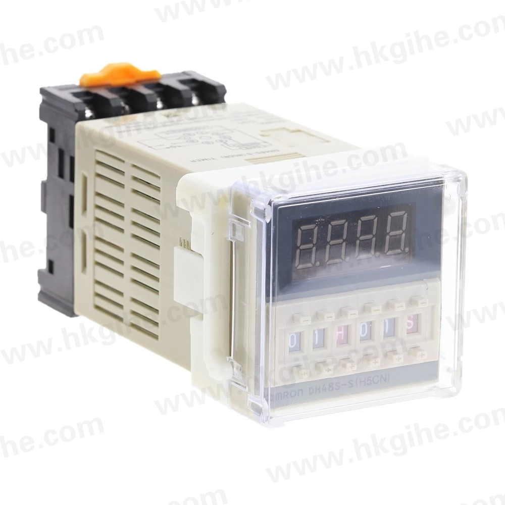 Hot Sales DH48S-S Programmable Double Time Delay Relay Socket Base Voltage DC12V DC24V AC110 AC220V in stock
