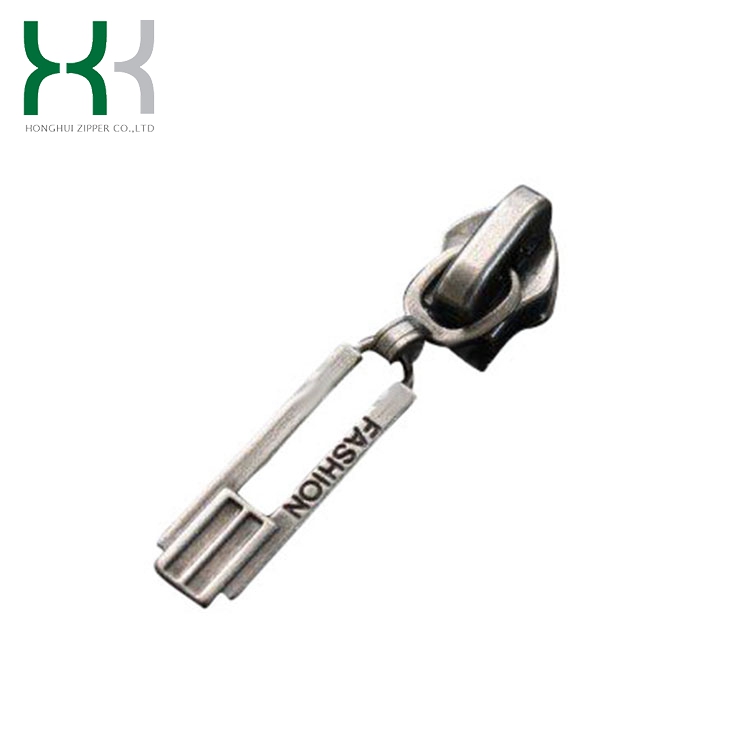 Factory price available all sizes nylon metal plastic garment luggage textile zipper puller slider