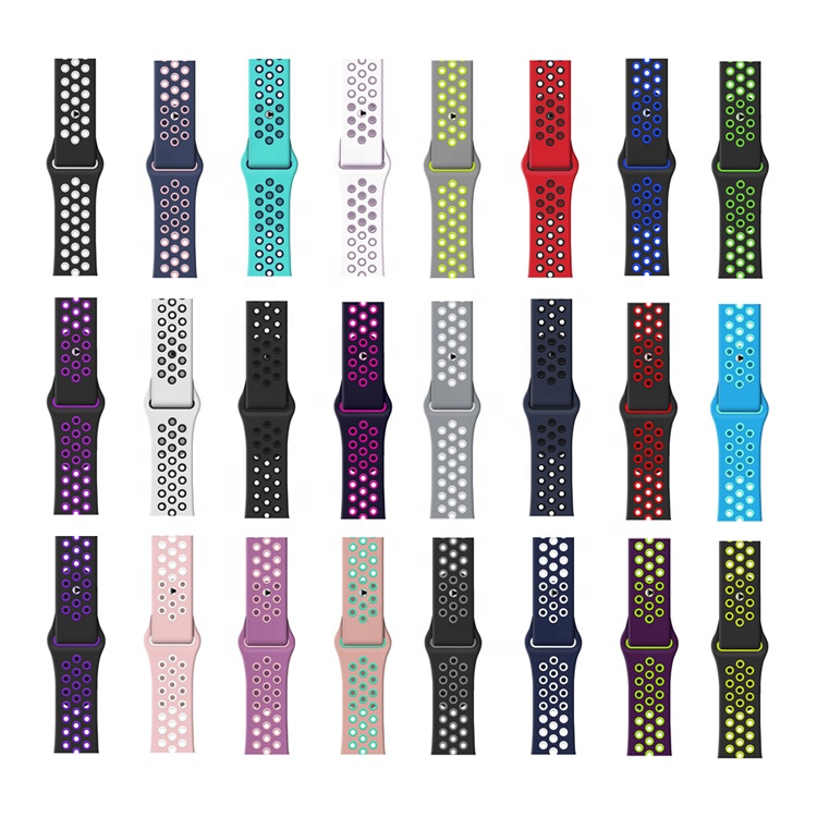 Ремешок сменный силиконовый для Apple Watch SE 6 5 4 3 2 1, 38/40 мм 42/44 мм