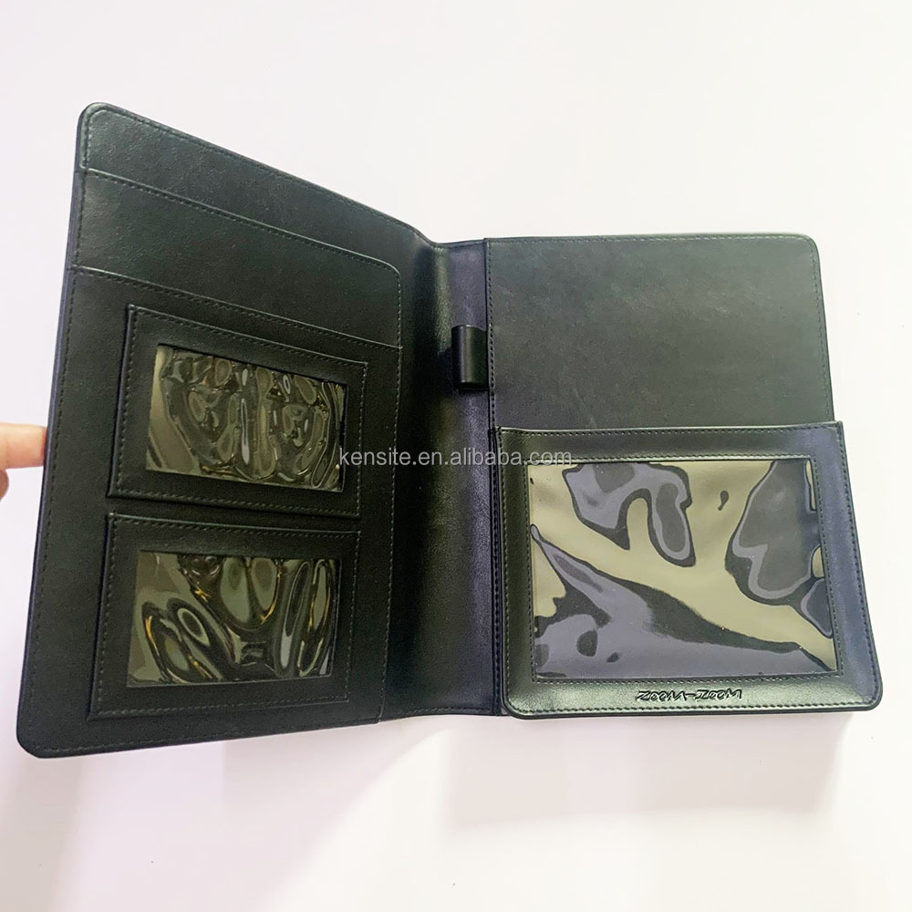 Soft pu leather auto manual holder car document bag made in Wenzhou Custom logo file folder