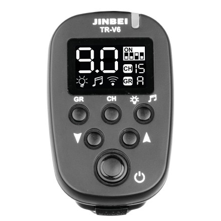 JINBEI TR-V6 2,4G беспроводной ligence трансмиттер триггер для вспышки для фотостудии для селфи с мобильного телефона