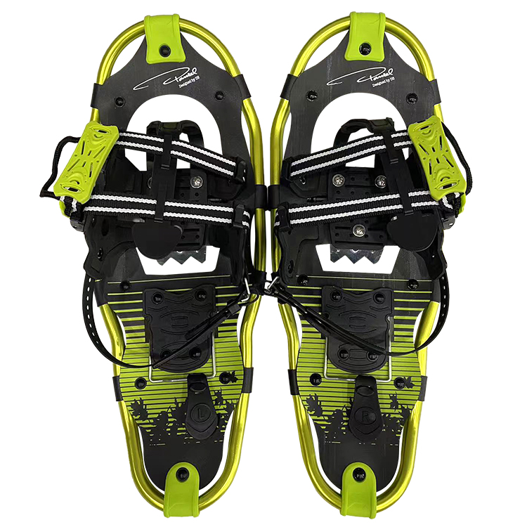 Hot Selling Outdoor Travel Professional Anti Slip Men's Lightweight Green Snowshoes