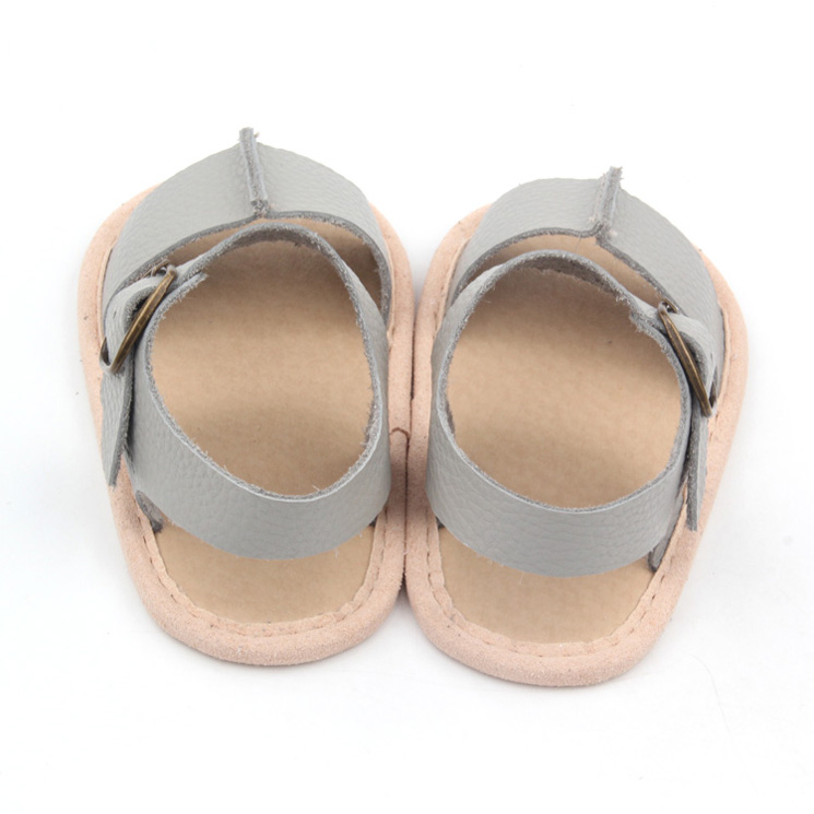 New Stylish Shenzhen Factory Genuine Leather Baby Sandals Shoes Girls To Wear