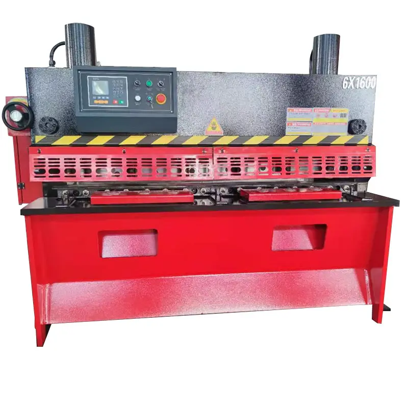QC11K 6x1600 Guillotine Shearing Machine Stainless Steel Metal Sheet Iron Plate Sheet Cutting Machine