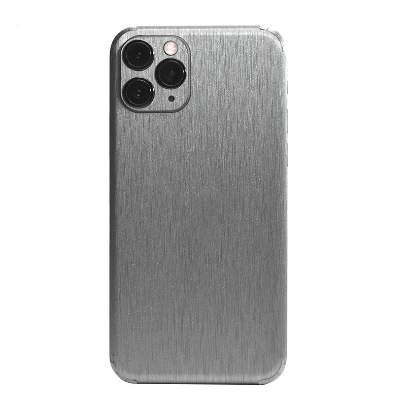 Заводская цена, наклейка для iphone 11, 12, клейкая оболочка, супер тонкая клейкая задняя наклейка для мобильного телефона, матовая металлическая наклейка для камеры