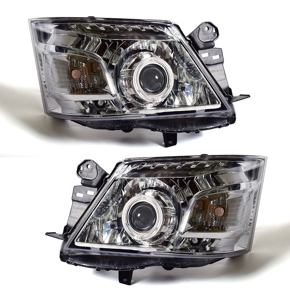 Sunlop High Quality LED Angel Eyes Headlight For Urvan E26 NV350 2013up Modified Auto Parts NS3001 Commuter Van Headlamp LED