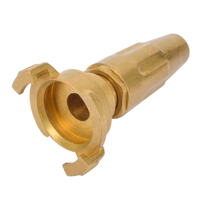 Hand Adjustable Brass Nozzle with Universal Quick Coupler