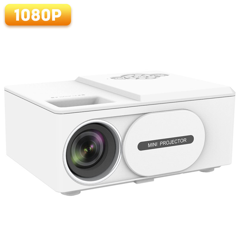 Лучший Мини проектор портативный мобильный проектор с разрешением 4K 1080p полноцветный со светодиодной подсветкой и высокой четкостью изображения домашний кинотеатр Видеопроектор Wi-Fi Proyector