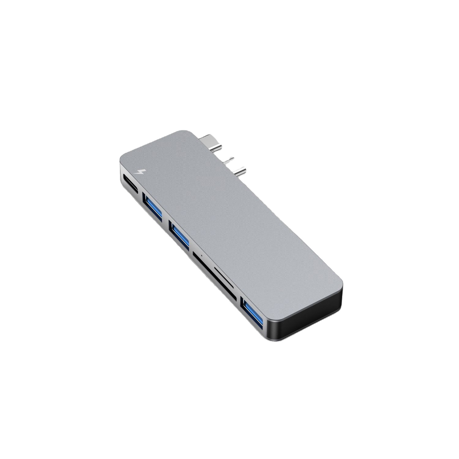 Colorii DC6 USB C док-станция USB 3,0 концентратор SD/устройство для считывания с tf-карт портом Type-C USB концентратор для MacBook Pro