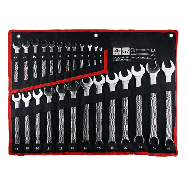 hot selling multi function universal wrench tool set 31pcs wrench combination wrench set