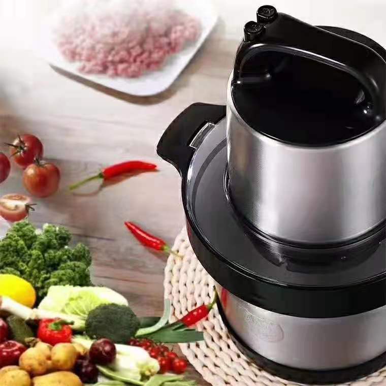 Коммерческий многофункциональный кухонный комбайн из нержавеющей стали мясорубка