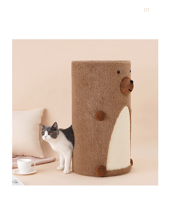 Sisal Blanket Artificial Board Interactive Toys Climbing Wood Cat Tower Tree
