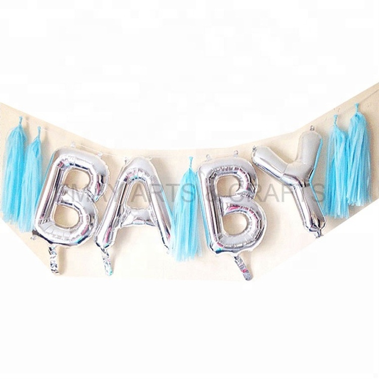 Inflatable Foil Balloon Decoration Set Kids Baby Boy Girl 1st Birthday Party Supplies