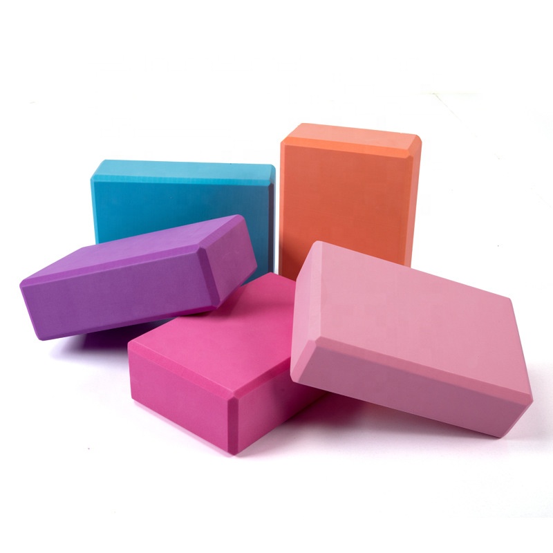 Yoga Brick Eva Yoga Block Colorful Foam Block Bolster Yoga Exercise Workout Training Bodybuilding Equipment