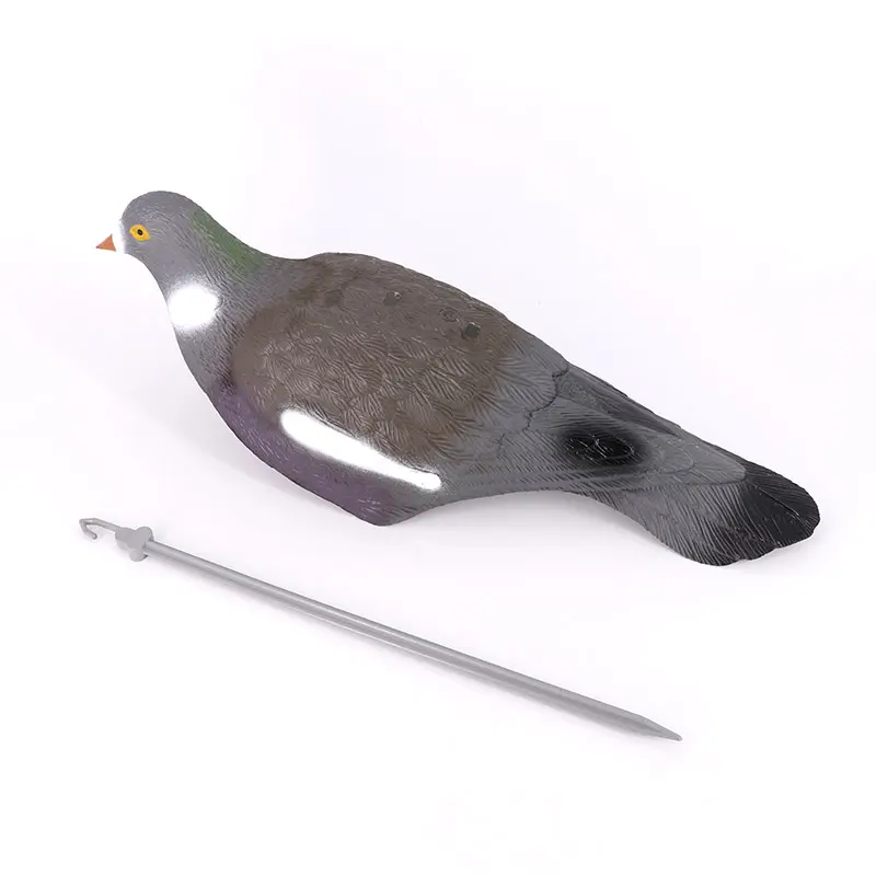 Hunting Plastic Half Shell Pigeon Decoy with Built Stake Garden and home decoration plastic simulation Pigeon