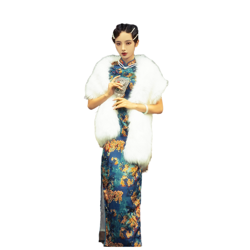 Cheongsam Dress Old Shanghai Young Girl Retro Chinese Style Temperament Clothes S-3XL