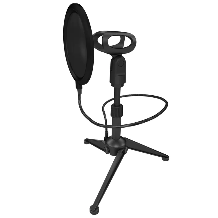 Microphone Stand Accessories Microphone Isolation Shield Microphone Stand With Filter