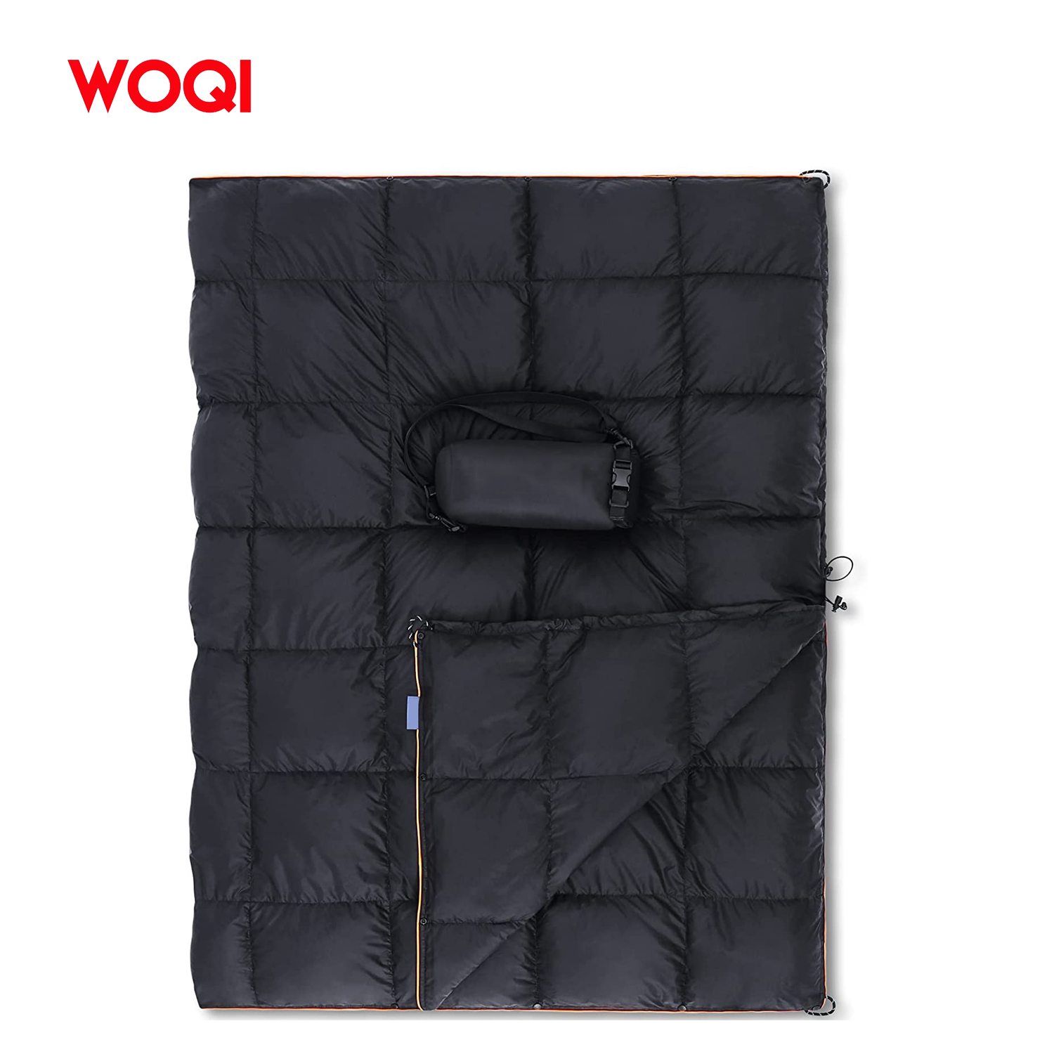 WOQI Down Camping Blanket Fill Power Puffy Warm Water Resistant Lightweight and Portable for Outdoors