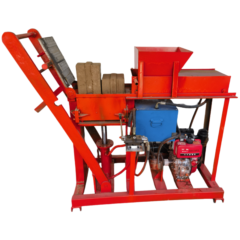 Hot selling diesel hydraulic clay brick machine in Africa for one-time extrusion molding of unburned bricks