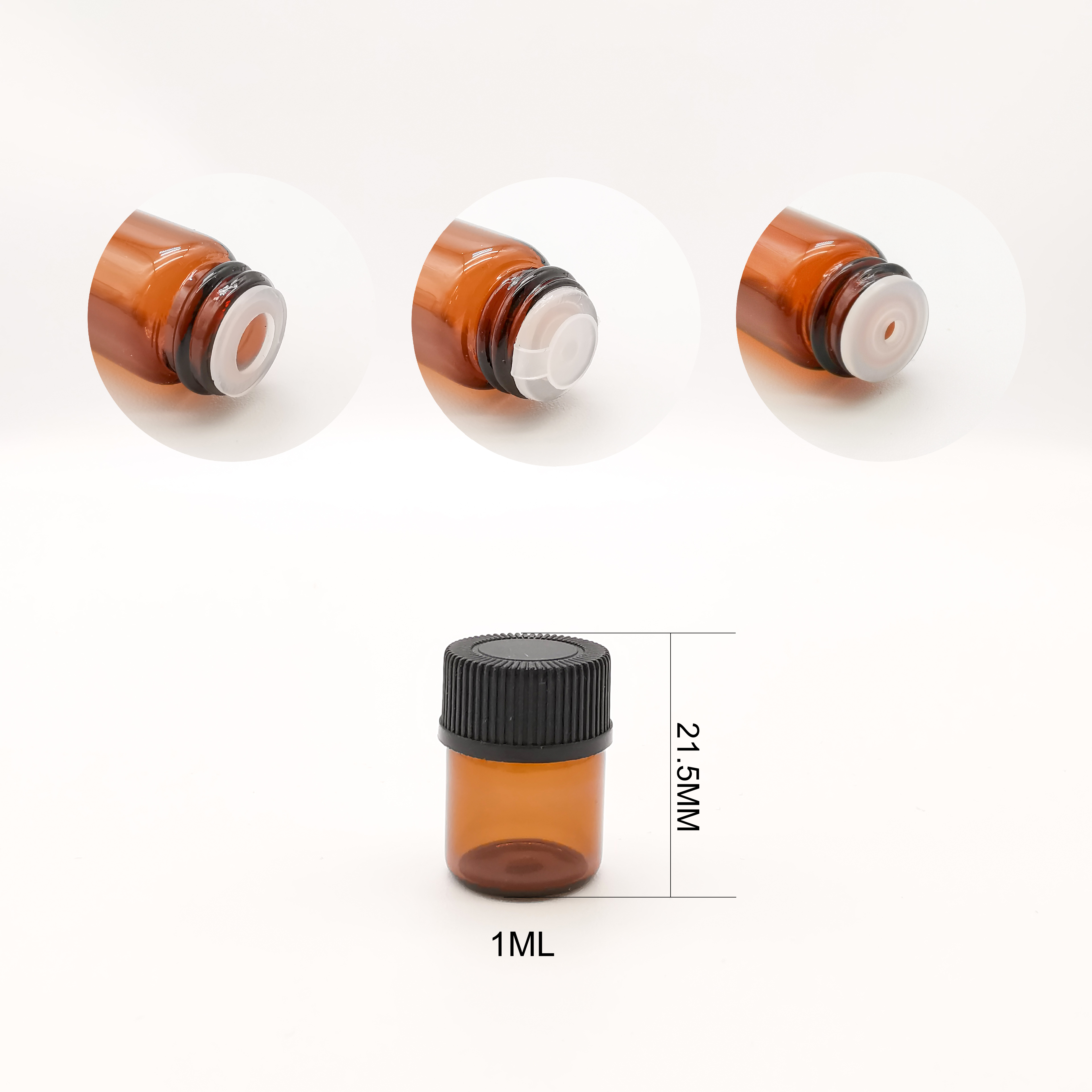 Hot Saleingl manufacturer provides straightly high quality 1ml small glass vials wholesale