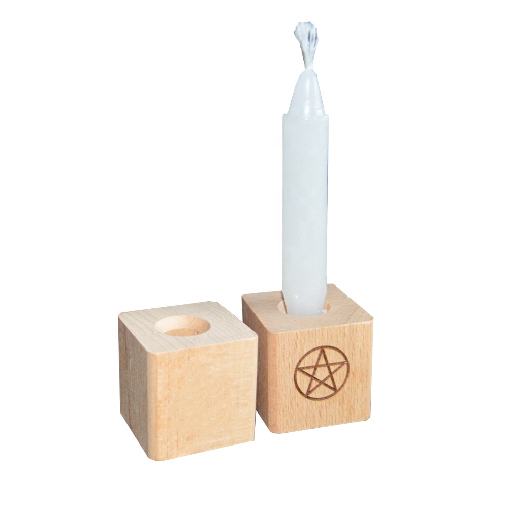 Hot Selling New 2022 Natural Wooden Candle Holder