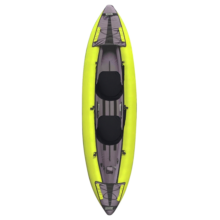 Green Inflatable Boat Pvc Kayak 2 Person Inflatable Kayak Fishing Boat With Inflatable Banana Boat For Various Water Sports