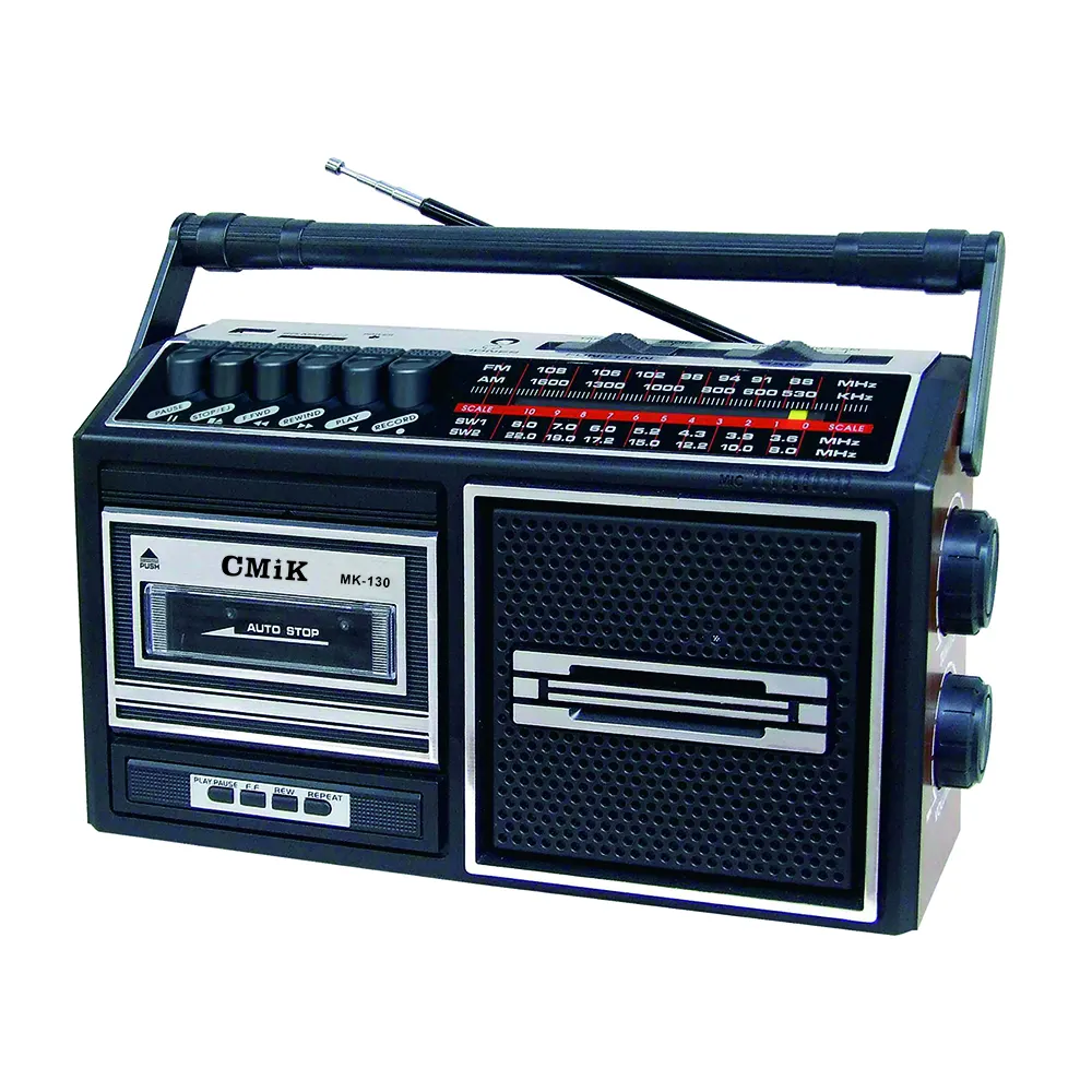 CMiK MK-130 Classical AC DC Vintage Cheap Cassette Player with player am/fm/usb portab tape drive USB recorder cassette recorder