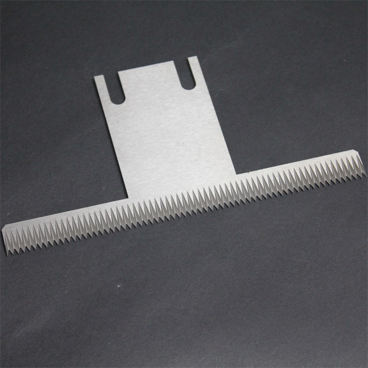 High Precision Plastic Film Packaging Machinery Serrated Cutting Blades