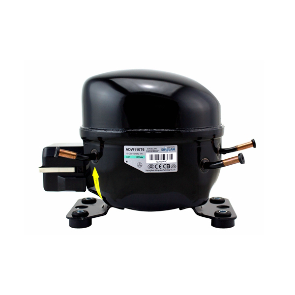 Refrigeration Spare Parts AC 110V 3/8HP Fridge Refrigerator Compressor ADW110T6