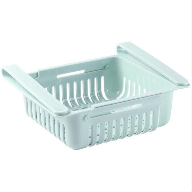 Refrigerator storage basket organize storage rack creative kitchen storage box
