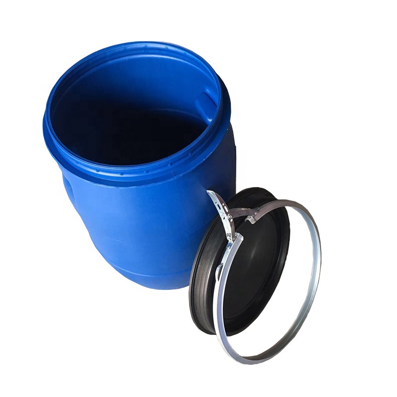 Пластиковый барабан HDPE с железным кольцом/кольцом HDPE химический цилиндр пластиковый барабан с железным кольцом/кольцом