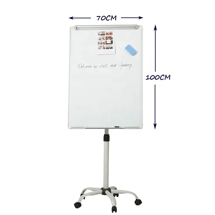 Office Message Board Flip Chart Easel Whiteboard With Stand