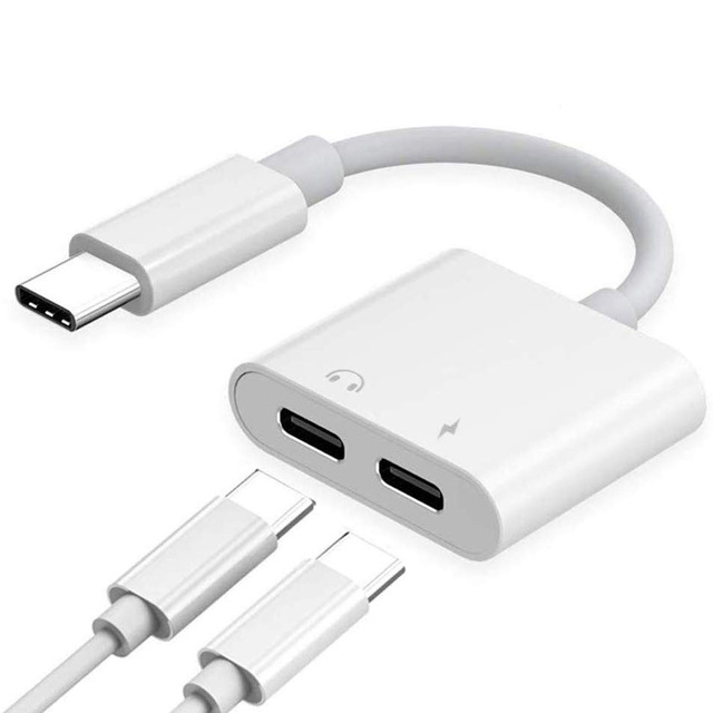 Адаптер Soomfon TPE с двумя usb-портами и портами usb type-c