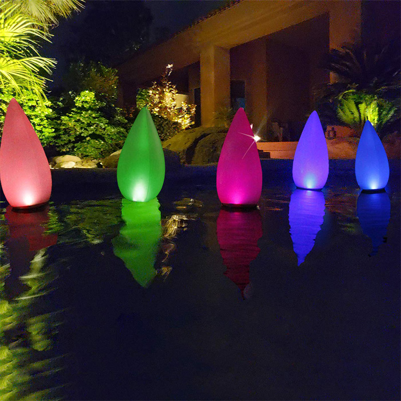 led swimming pool lighting floating pool light color changing ball beach ball for Christmas decoration