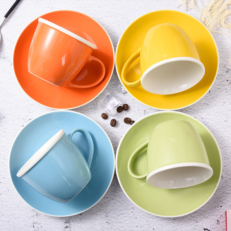 Керамическая кофейная кружка New bone china, фарфоровая кофейная чашка, кофейная чашка, блюдце