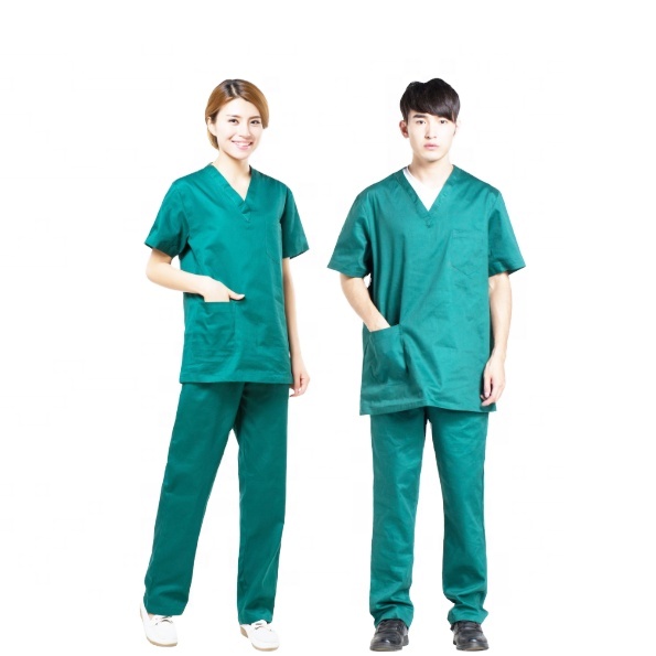 Medical Hospital Work Uniforms Doctor Nurse Washing Cloth