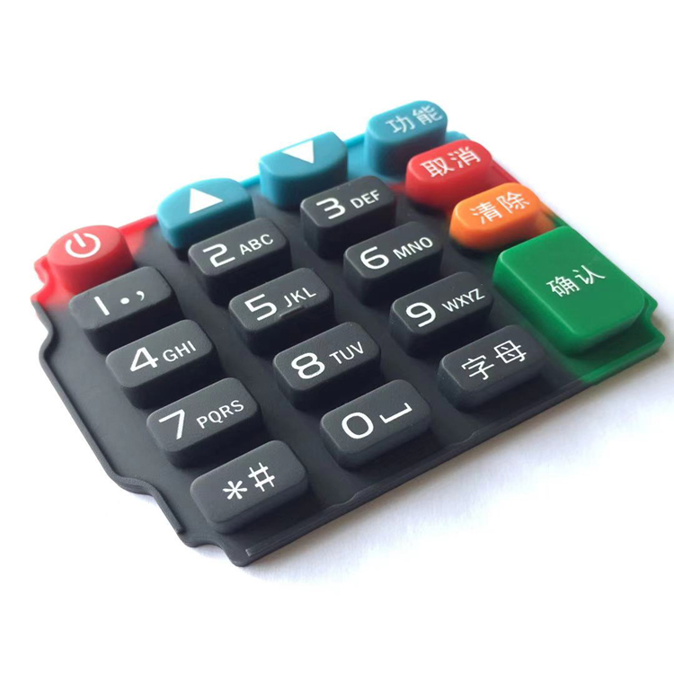 Силиконовая резиновая кнопка для verifone vx680