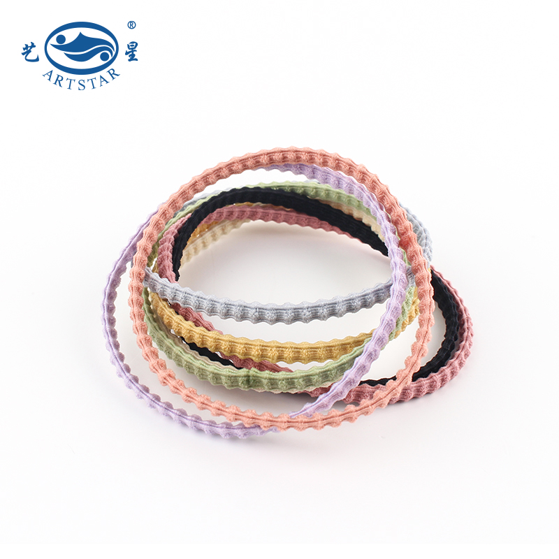 Wholesale Top Quality Black Elastic Hair Bands Ties Hairband For Thick Heavy Hair