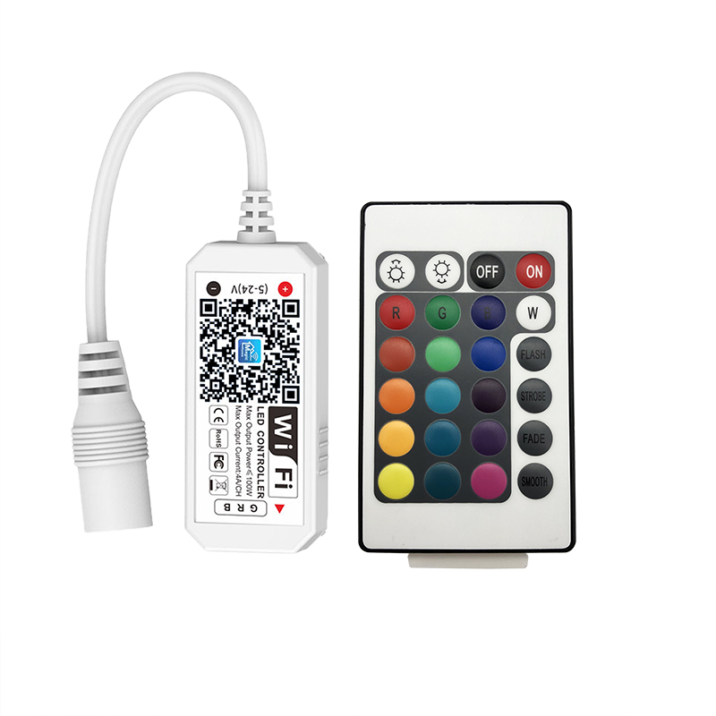 Хорошая продажа 24 клавиши RF пульт дистанционного управления RGB магический дома светодиодный контроллер Wi-Fi для Светодиодные полосы света