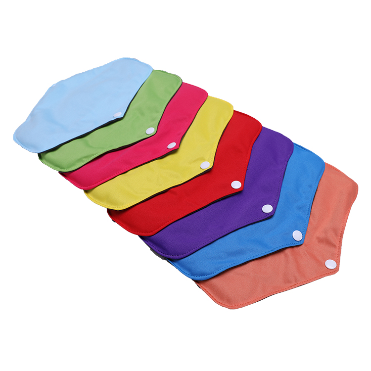 women hygiene reusable bamboo women girls feminine menstrual cloth pads reusable soft sanitary napkin pad