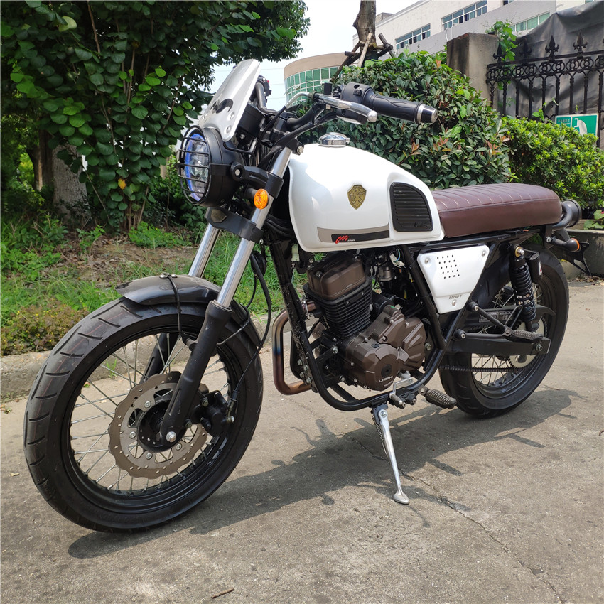 Newest style 250cc gasoline retro motorcycle cafe racer motobike chopper bike with 2 wheels