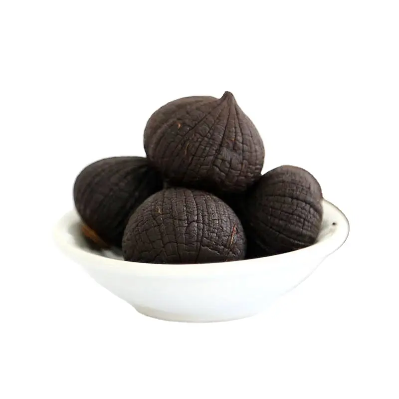 Sweet and sour non-irritating single-head fermented black garlic good for health