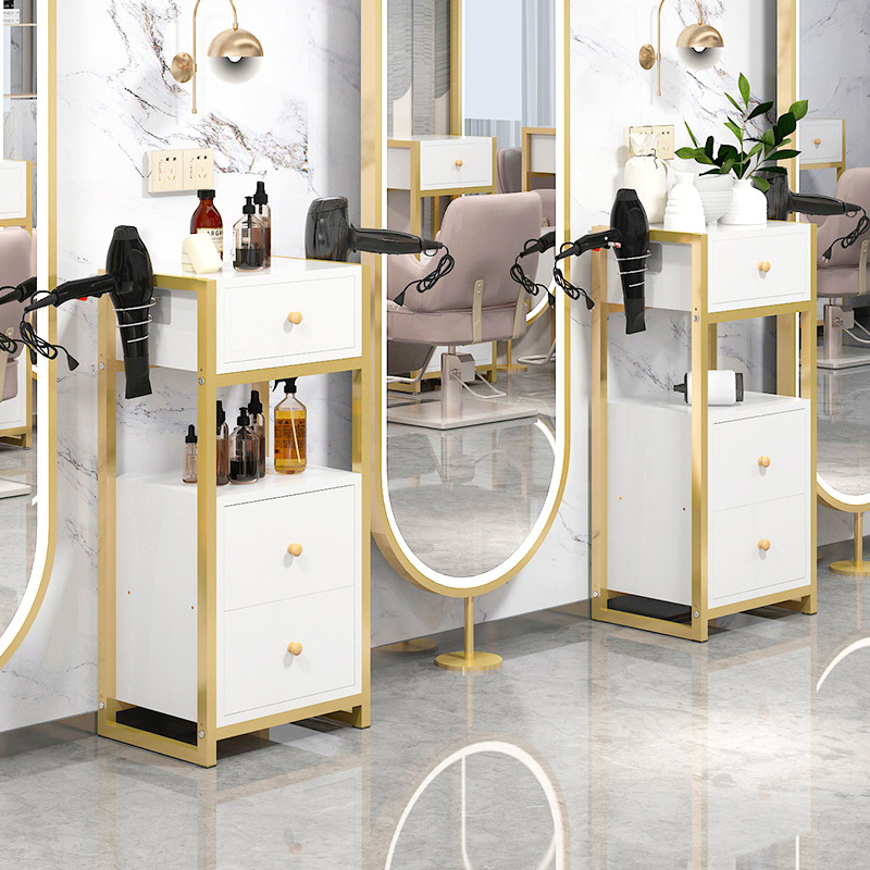 Barber Shop Tool Cabinet Salon Furniture Trolley Durable Trolley Beauty Salon Equipment Storage Salon Trolley