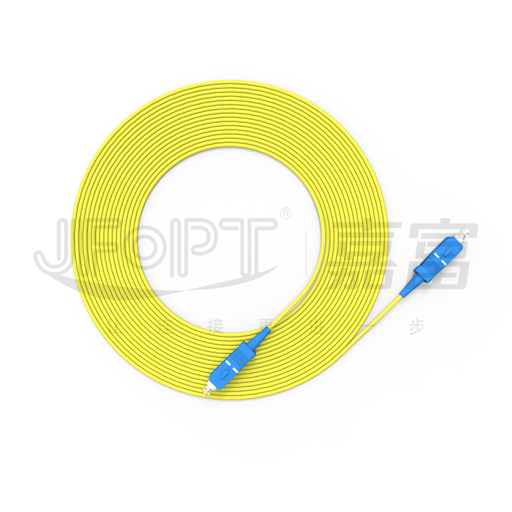 Manufacture wholesale SC/UPC-SC/UPC patch cord SM MM fiber optic jumper SX 2.0mm White Short Boot SC patch cord