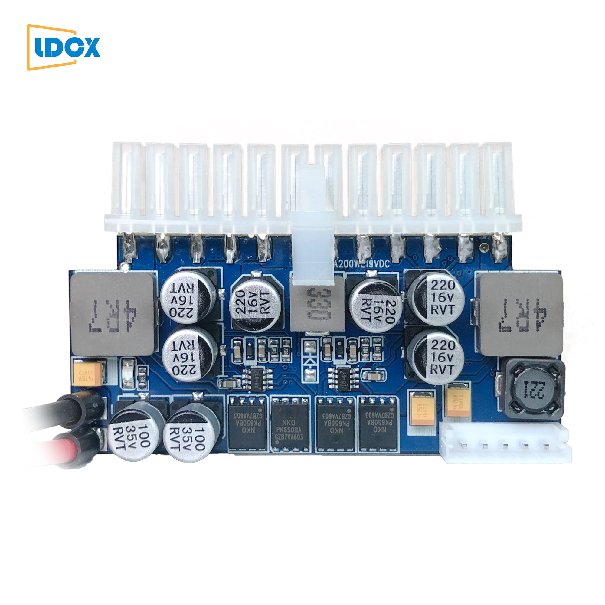 Ldcx с большим числом значений напряжения 19V200W компьютер ITX прямая вставка силовой модуль DC-ATX бесшумный вентилятор
