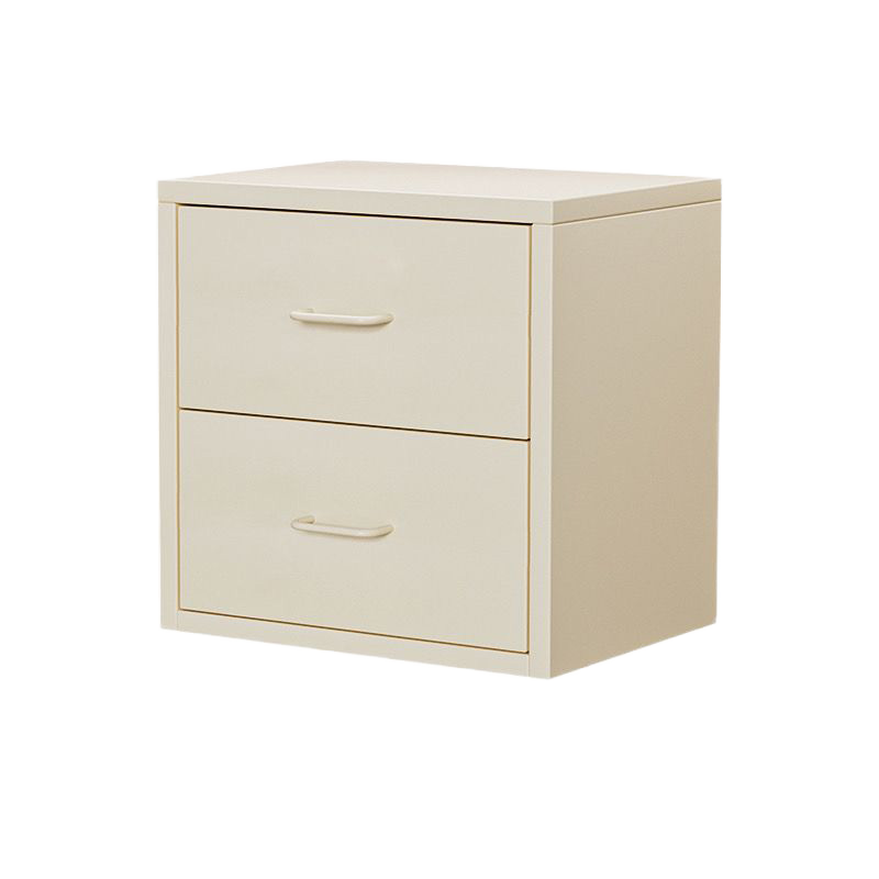 Simple 2 Drawers Desktop Storage Box Metal Mini Drawer Cabinet Colorful Desk Organizer for Living Room Bedroom School